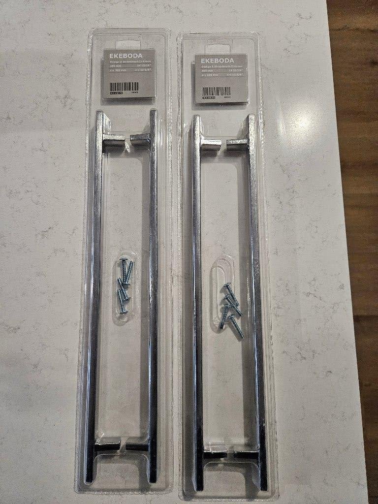 IKEA EKEBODA handgrepen (2 sets), Ophalen, Nieuw, Rvs, Overige typen