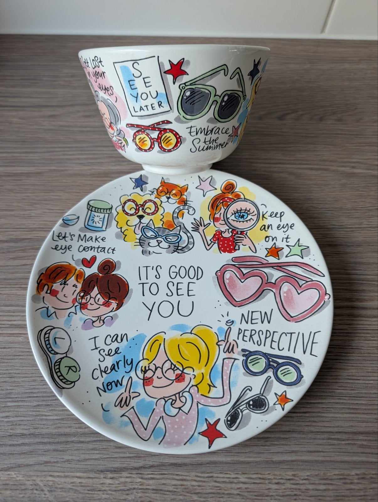 Bord & kom Blond Amsterdam, Nieuw, Ophalen of Verzenden, Bord(en), Aardewerk