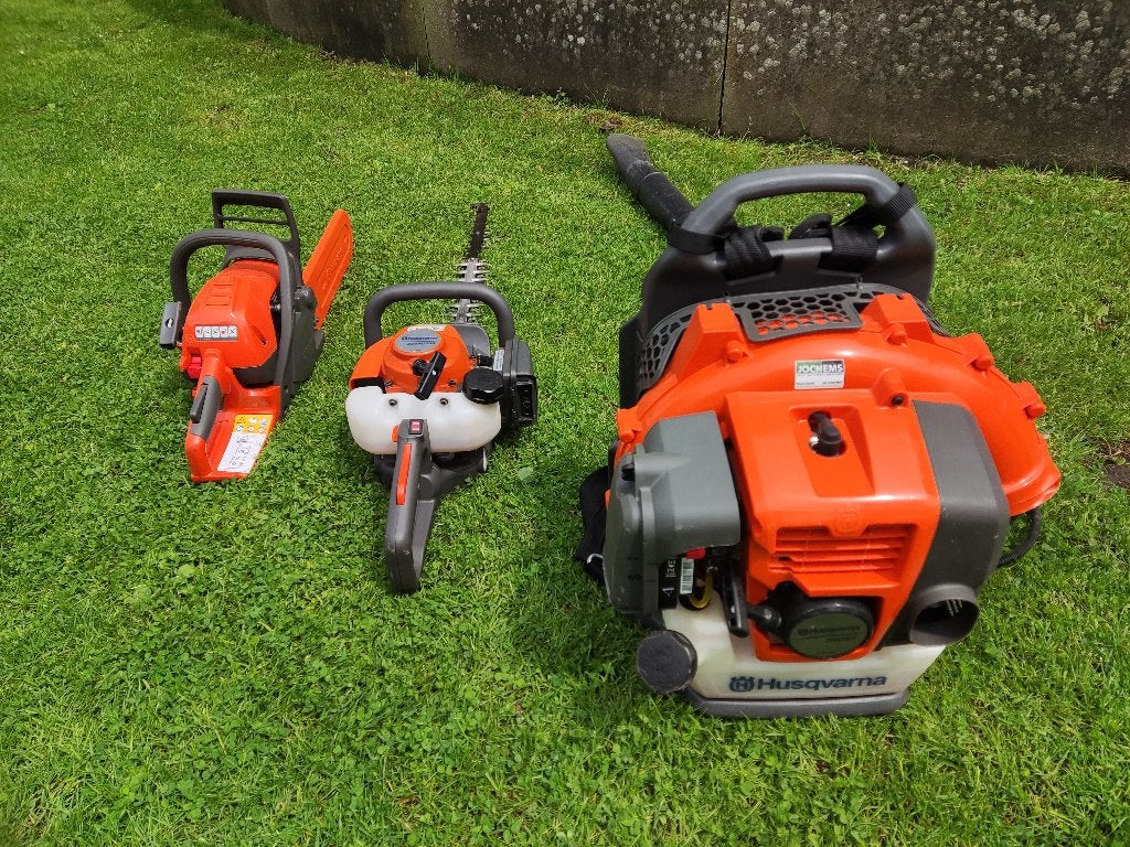 Set HUSQVARNA tuingereedschappen (350BT, 226HD75S, 130), Gebruikt, Overige soorten, Ophalen of Verzenden, Husqvarna