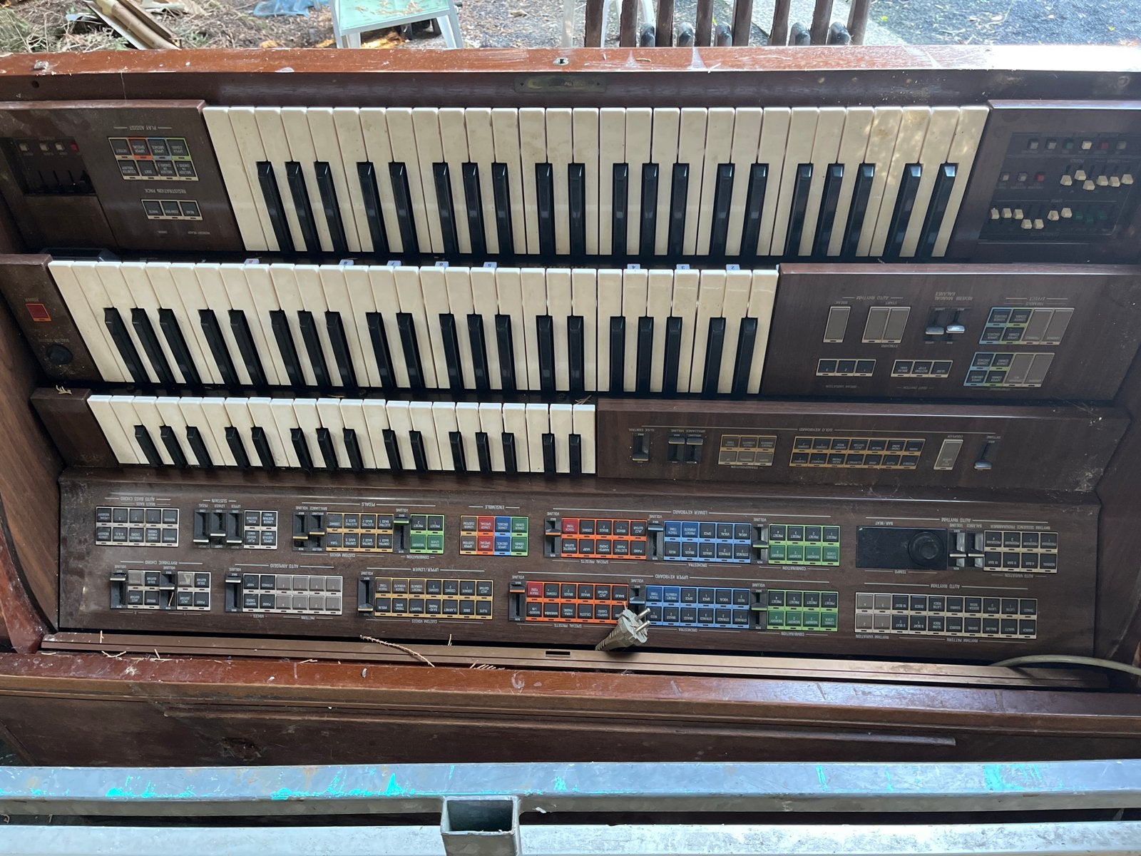 Vintage Elektronisch Orgel met 3 Klavieren, Ophalen, Gebruikt, 3 klavieren, Orgel