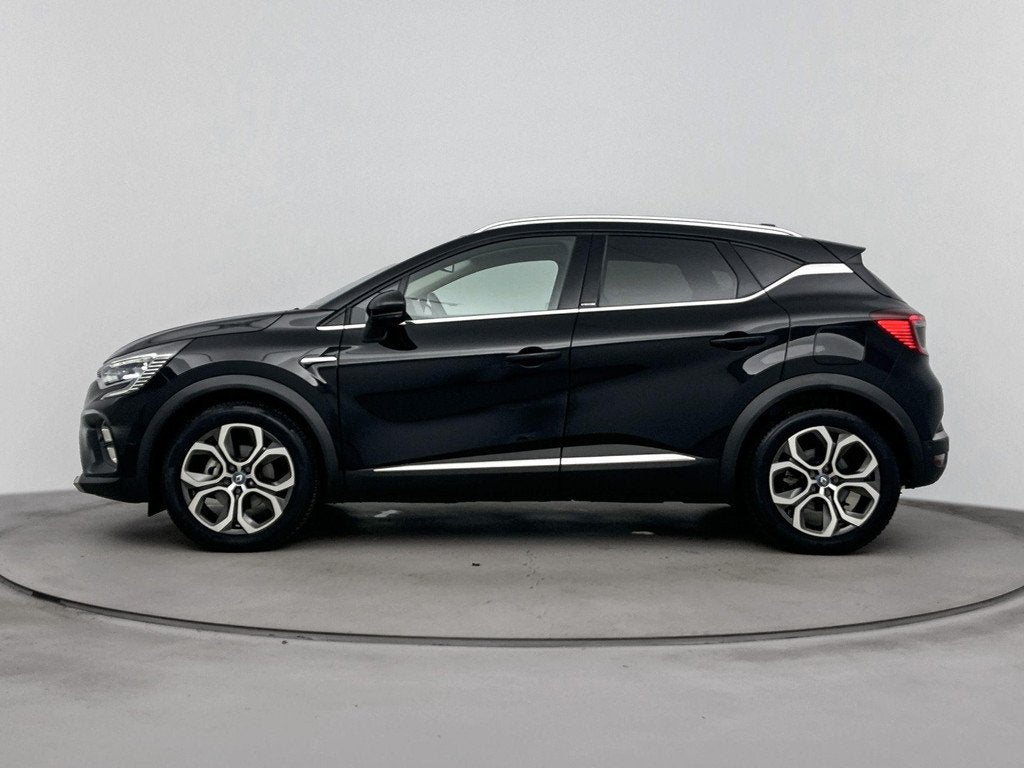 Renault Captur 1.6 E-Tech Plug-in Hybrid Edition One 160PK |, Gebruikt, 4 cilinders, Leder en Stof, Zwart