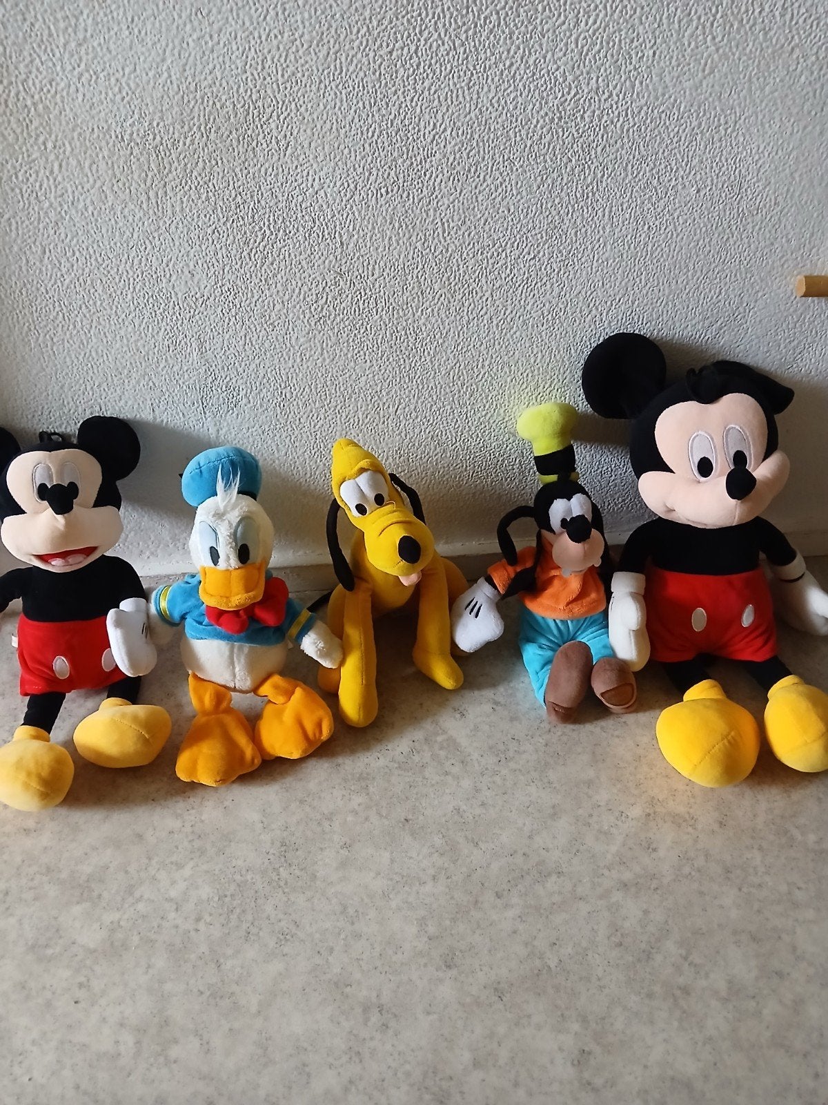 Disney Mickey Mouse Knuffel - Zo goed als nieuw, Disney, Disney, Overige typen, Zwart