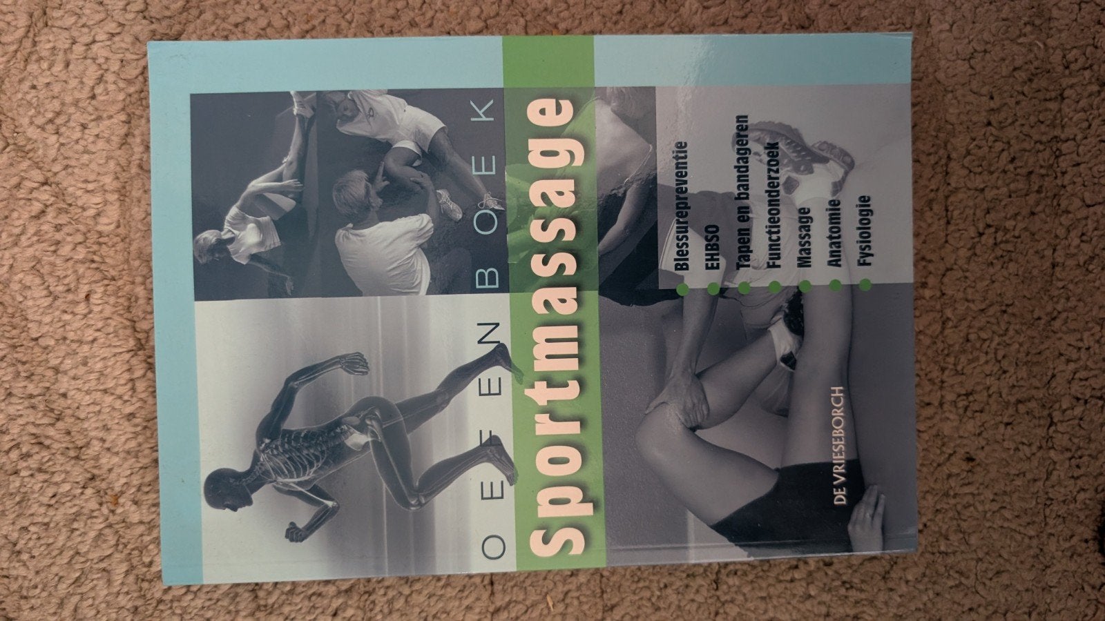 Oefenboek Sportmassage - De Vrieseborch, De Vrieseborch, Ophalen of Verzenden, Zo goed als nieuw, MBO