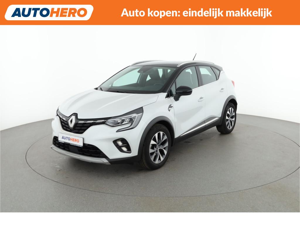 Renault Captur 1.3 TCe 140 Intens |TW94463| (bj 2021), Auto's, Renault, Gebruikt, 4 cilinders, Met garantie (alle), Leder en Stof