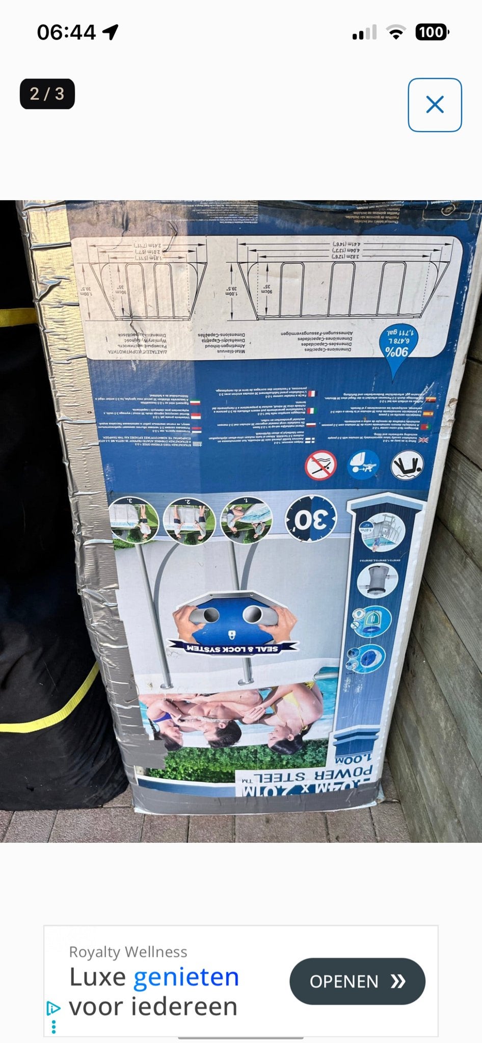 Zwembadpomp met zandfilter en zwembadtrap, Ophalen of Verzenden, Gebruikt