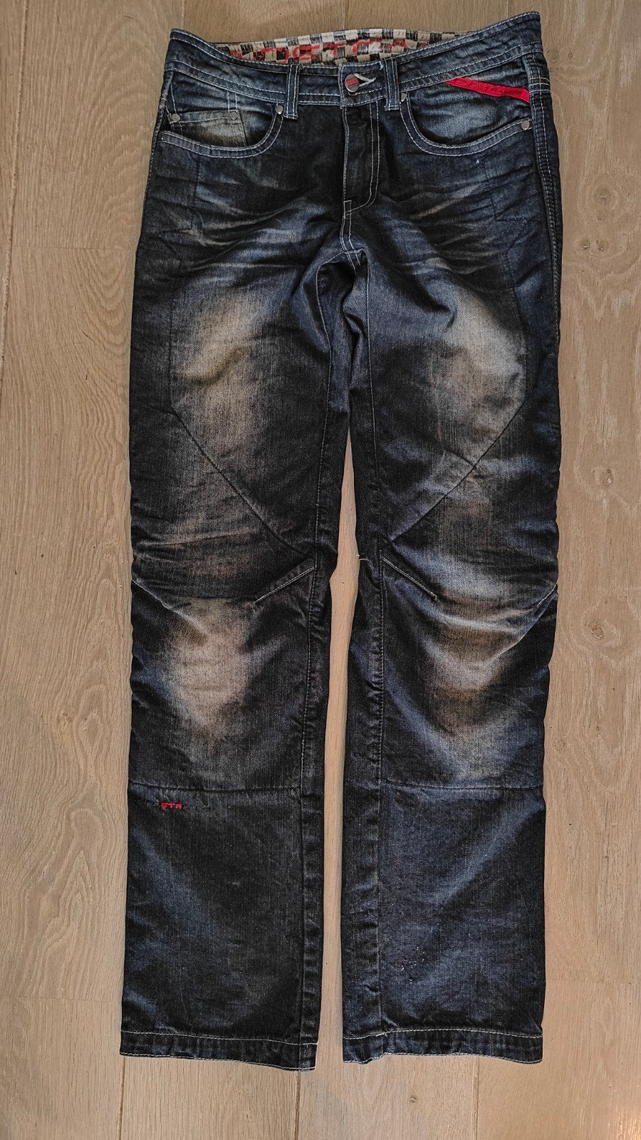 Motor spijkerbroek met Kevlar versteviging - Maat 46, Motoren, Kleding | Motorkleding, Ophalen, STR, Heren, Broek | textiel