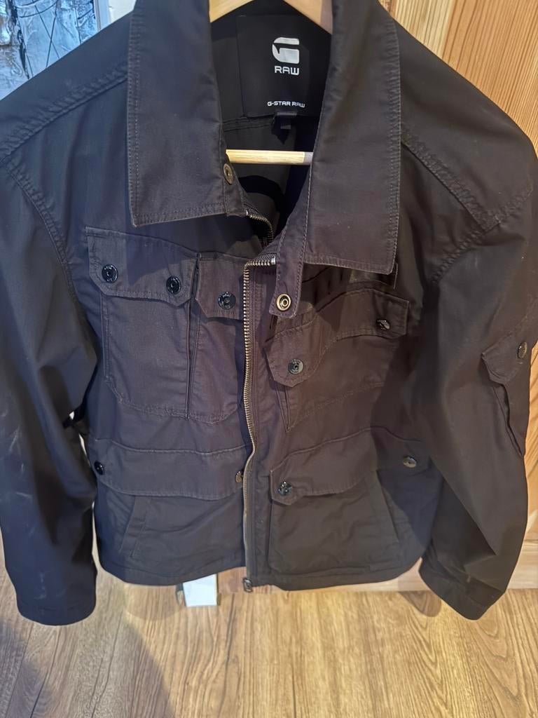 G star zomerjas maat XL (L), Kleding | Heren, Ophalen of Verzenden, Gedragen, Maat 56/58 (XL), Zwart