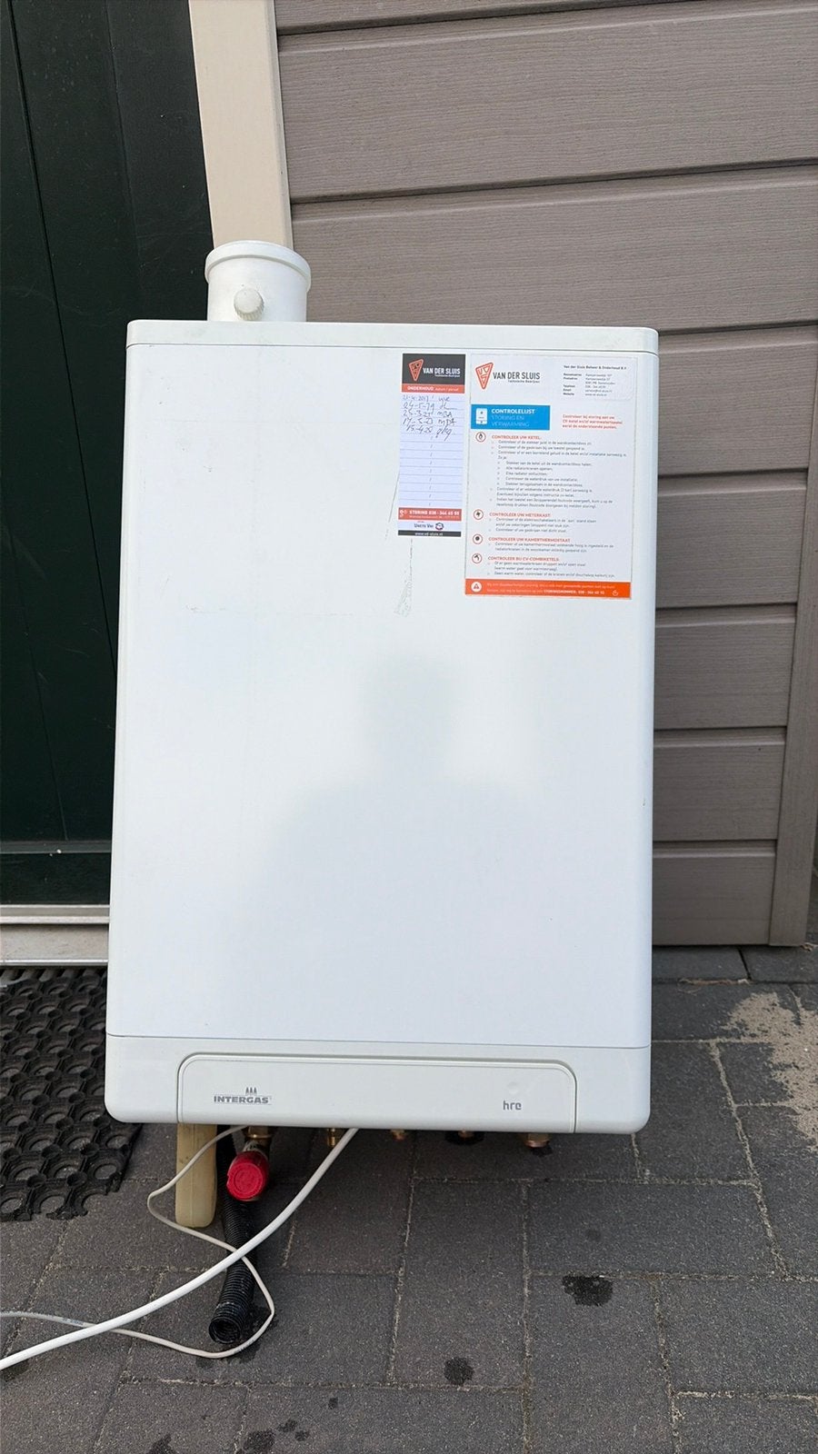 Intergas Kombi Kompakt HRE 28/24 CV-ketel (BJ 2015), Ophalen, 30 tot 80 cm, Cv-ketel of Combi-ketel, Minder dan 60 cm