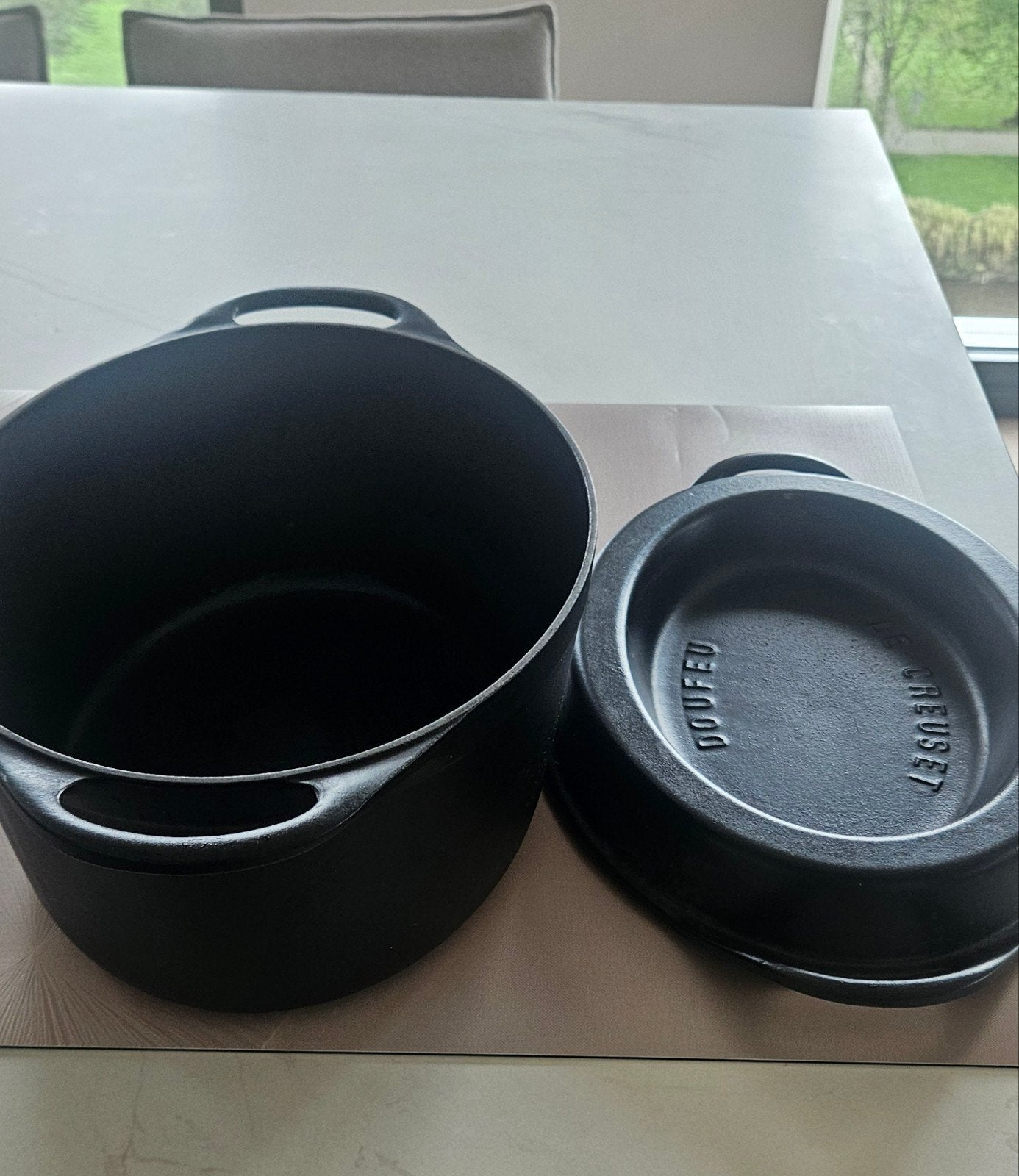 Le Creuset braadpan van gietijzer, Ophalen, Gebruikt, Le Creuset, Braadpan
