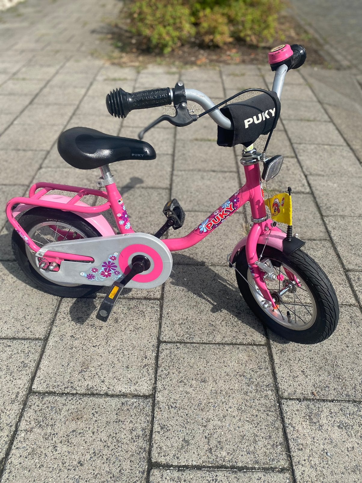 Leuke Kinderfiets 12 inch Puky roze leeftijd 3-4 jaar, Ophalen, Zo goed als nieuw, Terugtraprem, Minder dan 16 inch