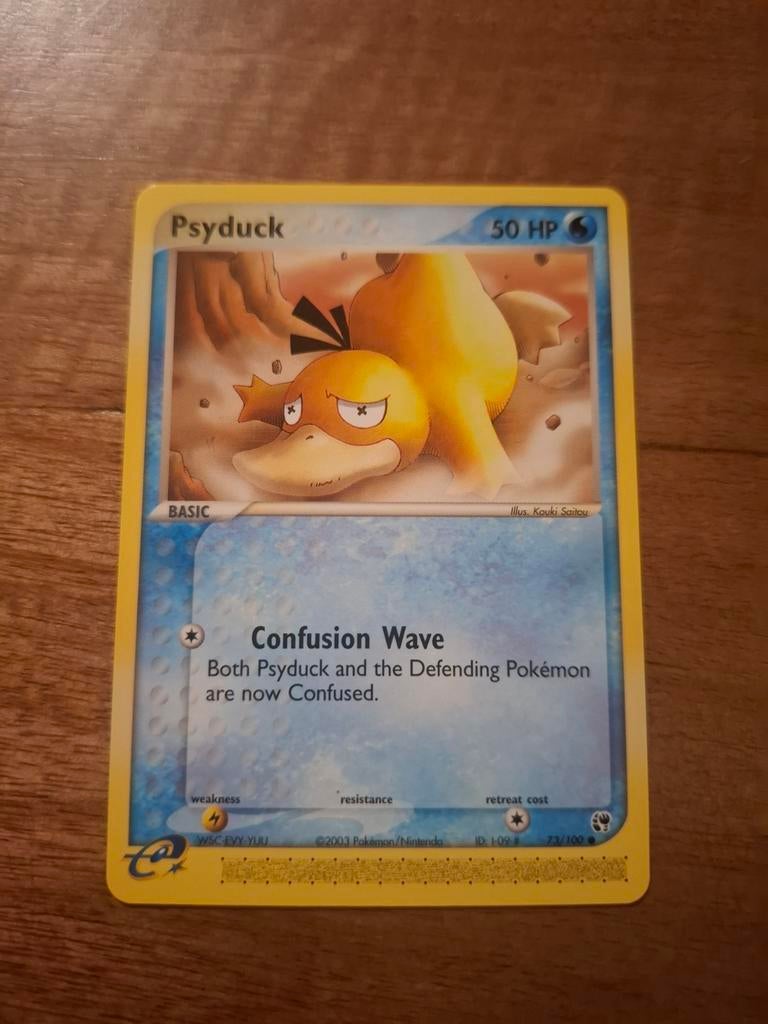 Pokémon Kaart: Psyduck (50 HP)  73 100, Ophalen of Verzenden, Gebruikt, Losse kaart