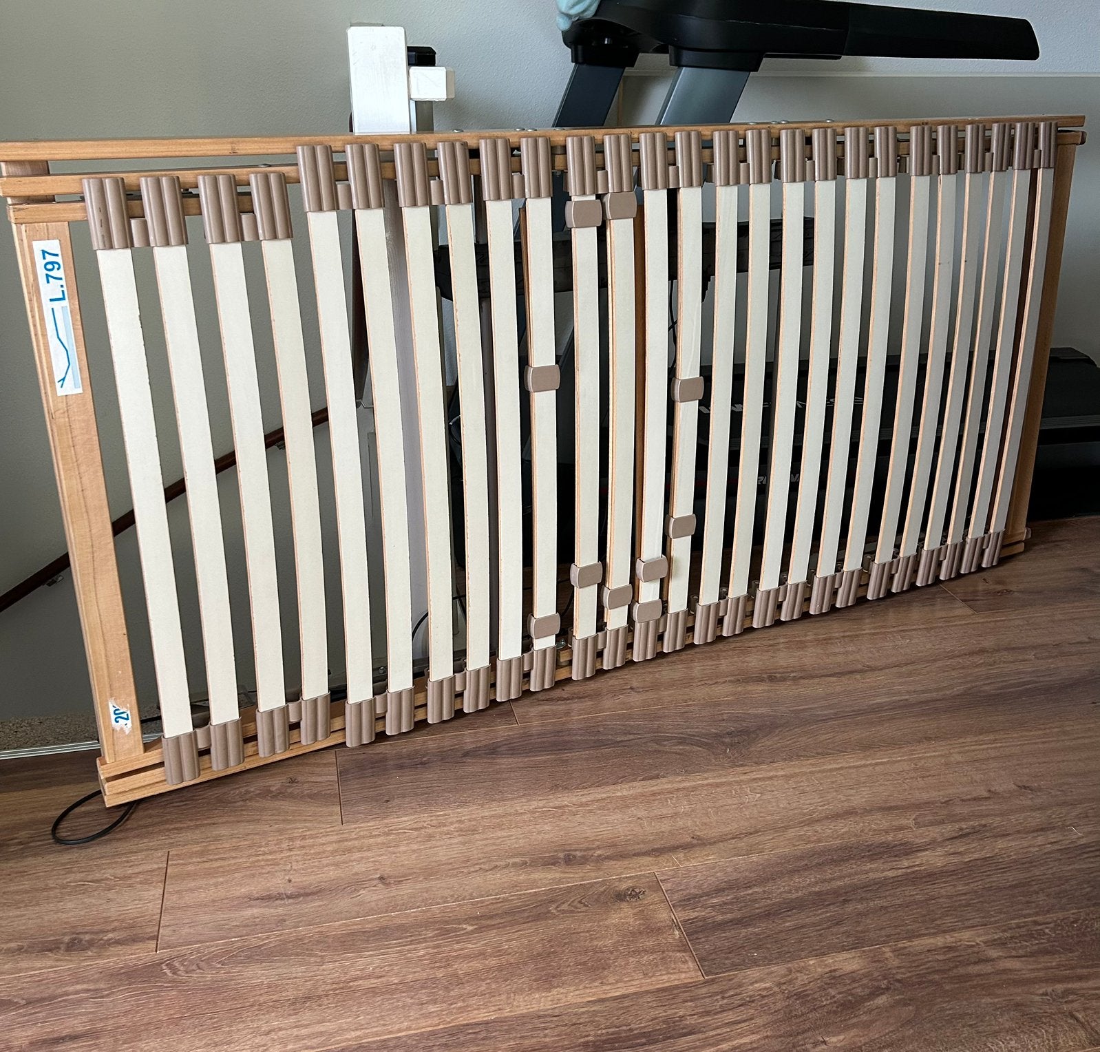 Electrische bedbodem  ( twee motoren ), Ophalen, Gebruikt, 90 cm, Eenpersoons