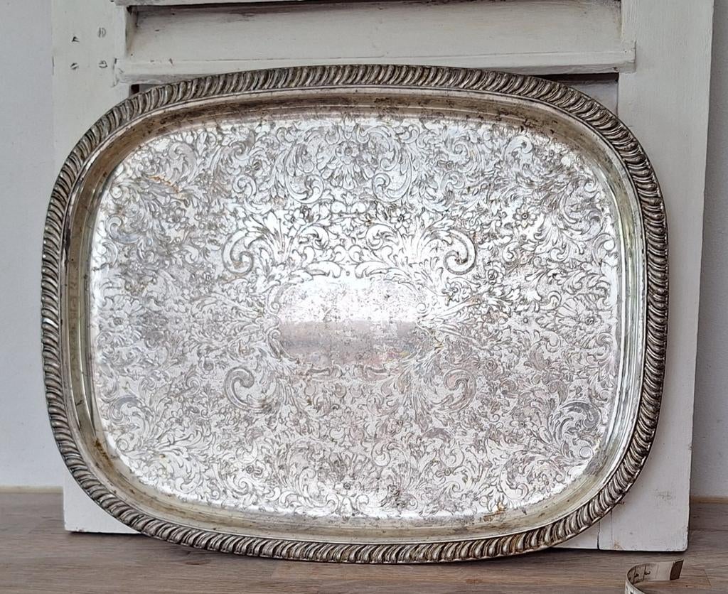 Vintage WMF verzilverd dienblad, Antiek en Kunst, Antiek | Goud en Zilver, Ophalen of Verzenden