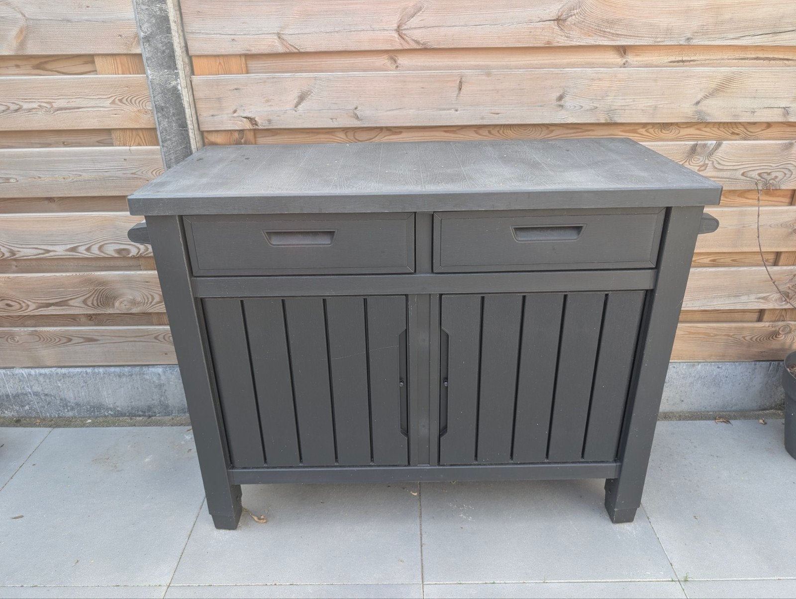 Keter Unity XL barbecuetafel / tuinkast, Ophalen, Gebruikt, Kunststof, Overige typen