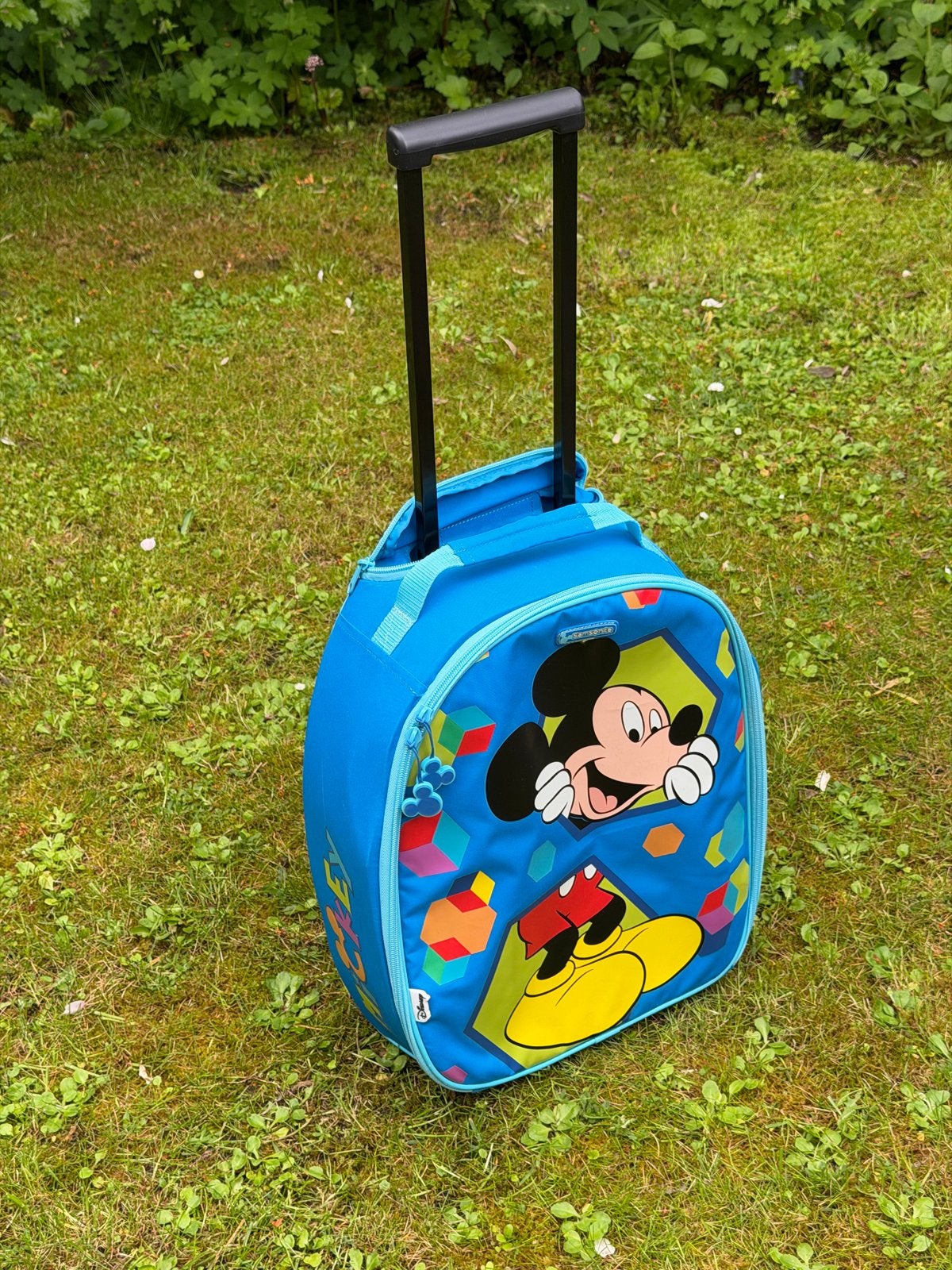 Samsonite Disney Mickey Mouse rolkoffer kind - Zo goed als n, Ophalen, 40 tot 60 cm, 30 cm of meer, Blauw