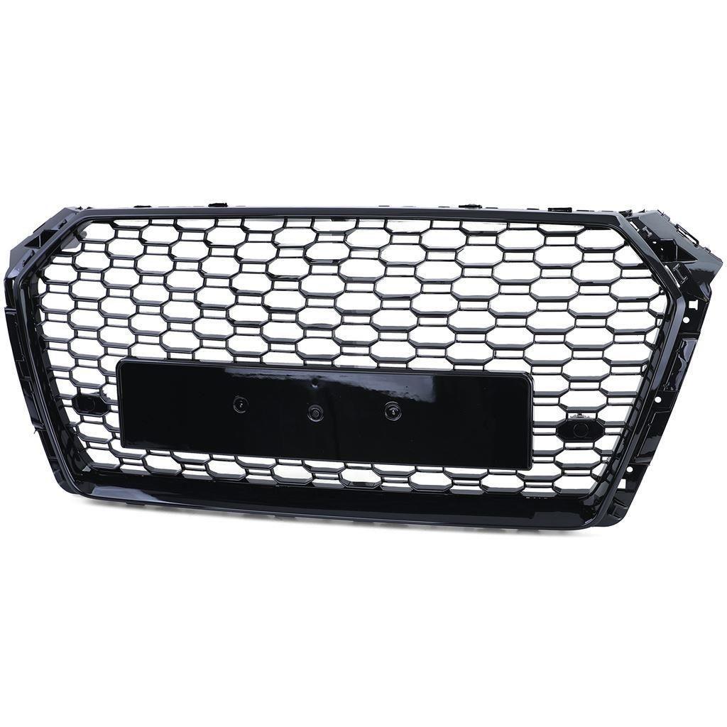 Sport Grill Embleem Glans Zwart Honingraat Voor Audi A4 B9, Verzenden, Automotive Parts, A.parts@hotmail.nl, Trasmolenlaan 12 3447 GZ Woerden