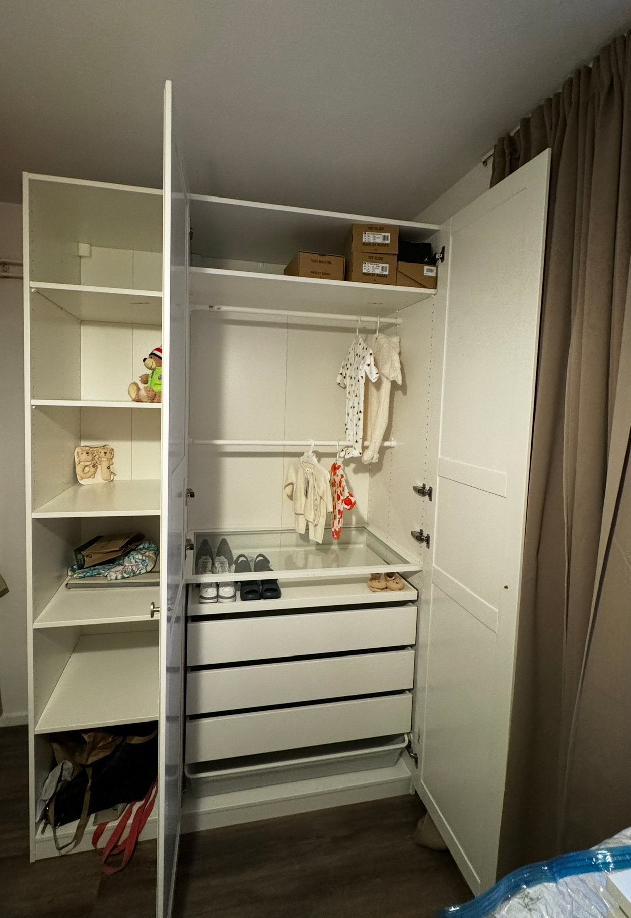 Ikea Pax kast 150x236 incl deuren, Ophalen, 100 tot 150 cm, 200 cm of meer, Zo goed als nieuw