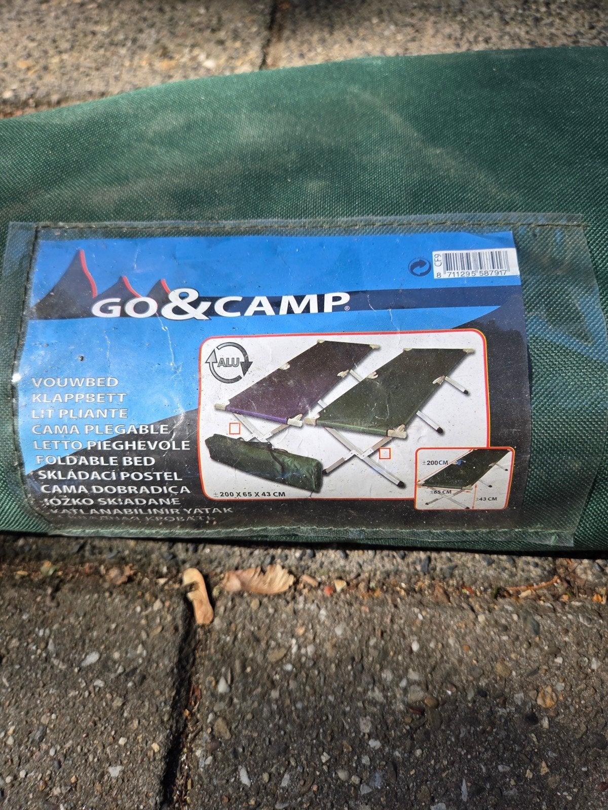 3 Aluminium opklapbare campingbedden, Caravans en Kamperen, Ophalen of Verzenden, Gebruikt, Overige