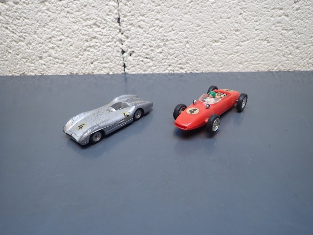 Marklin 8010 Mercedes W196 Streamliner, + Porsche F1 1:43, Hobby en Vrije tijd, Modelauto's | 1:43, Niet ingevuld, Gebruikt, Niet ingevuld