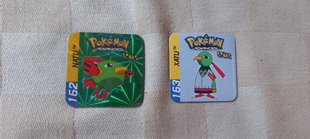 pokemon magneten panini staks Natu holo Xatu, Hobby en Vrije tijd, Ophalen of Verzenden, Nieuw, Overige typen