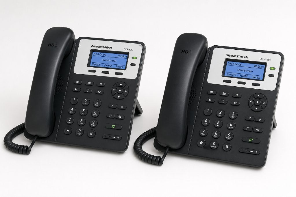 2x Grandstream GXP1625 VOIP telefoons (39 euro zgan)., Ophalen of Verzenden, Zo goed als nieuw, Telefoon