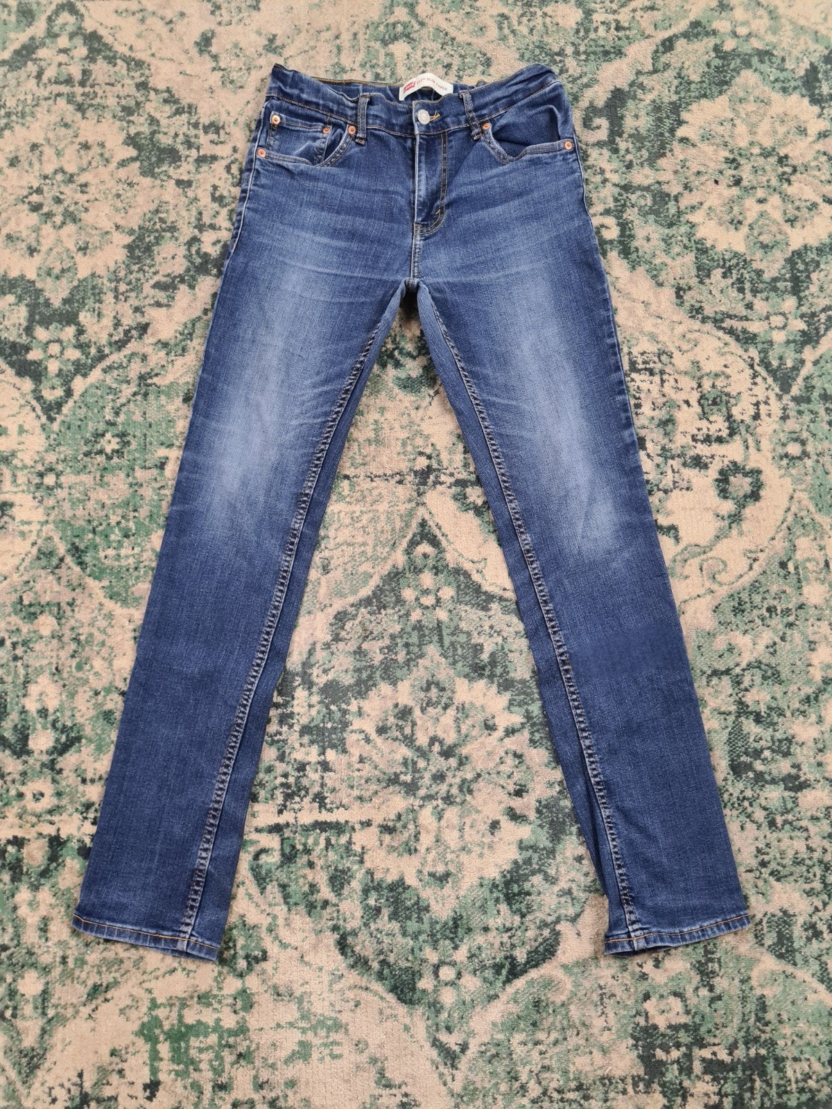 Levi’s 512 slim taper W28 L32 Dames Tulsi2832 Mid-rise, Ophalen of Verzenden, Zo goed als nieuw, Blauw, W28 - W29 (confectie 36)