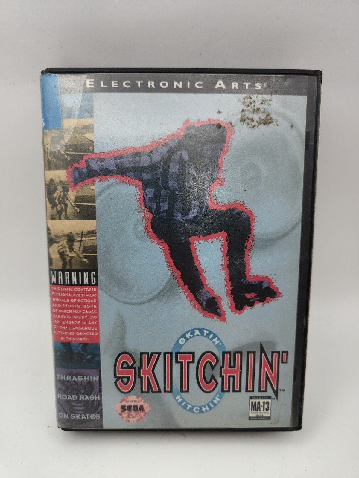 Skitchin' - Sega Mega Drive, Spelcomputers en Games, Gebruikt, Electronic Arts, Racen en Vliegen, Ophalen of Verzenden