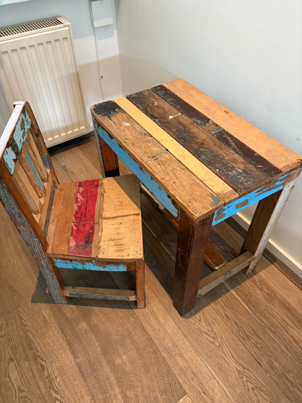 Kinderbureau met stoel, Ophalen, Gebruikt, Tafel(s) en Stoel(en)