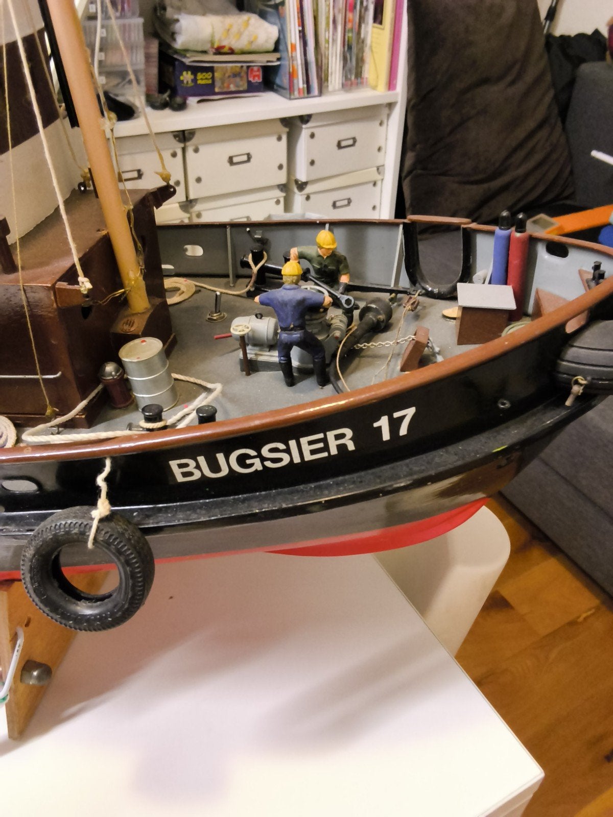 Gedetailleerd RC Sleepboot Model - Buggsier 17, Ophalen, Gebruikt, Groter dan 1:32, Overige merken
