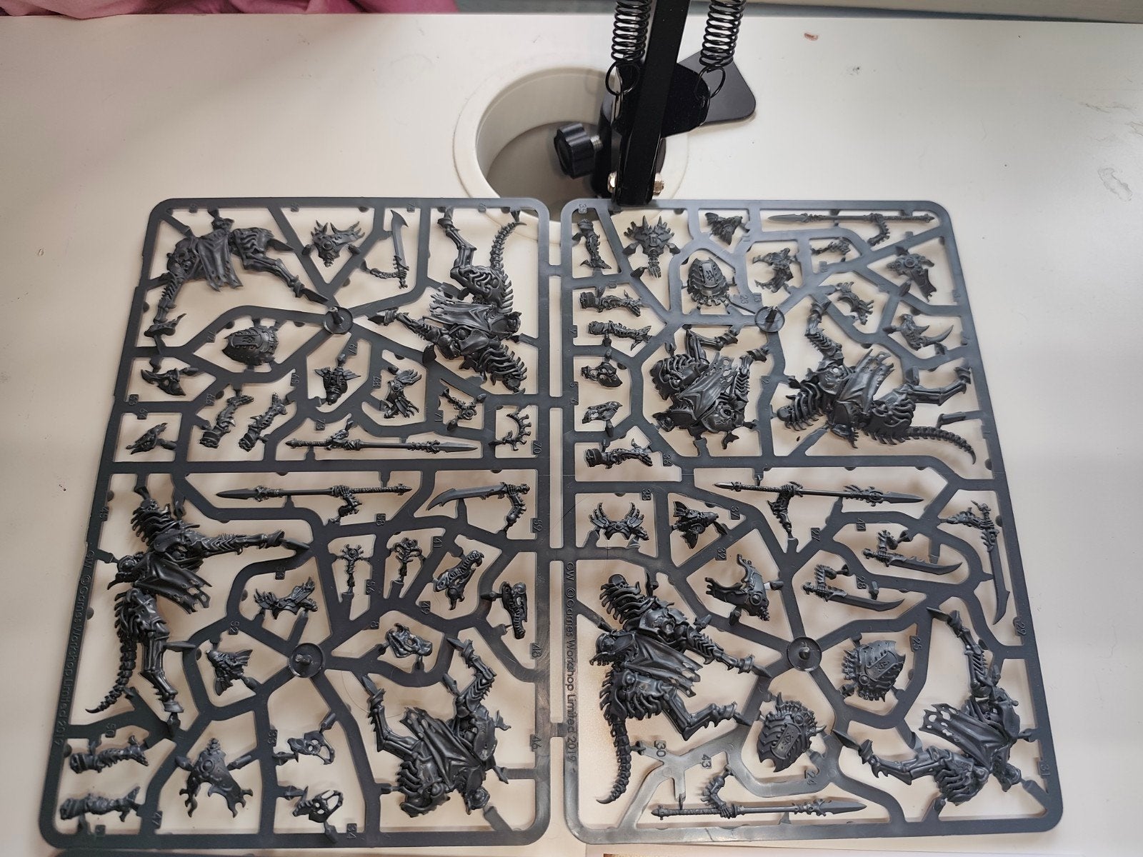 Warhammer Age of Sigmar Kavalos Deathriders, Ophalen of Verzenden, Warhammer, Geverfd