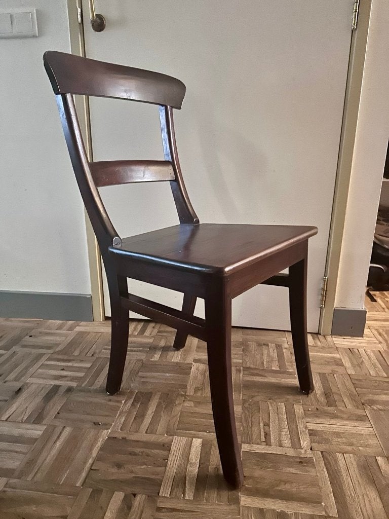 Bistro stoelen 5 stuks, Ophalen, Bistro, Gebruikt, Bruin