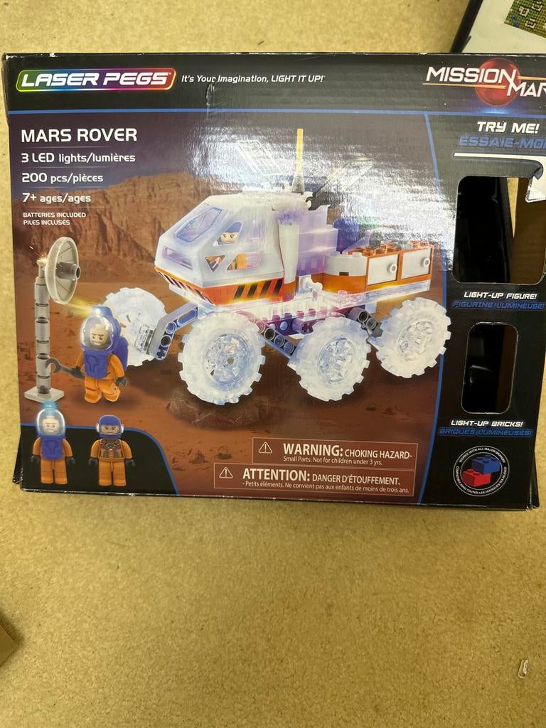 Laser Pegs Mission Mars Rover, G1, Ophalen of Verzenden, Gebruikt