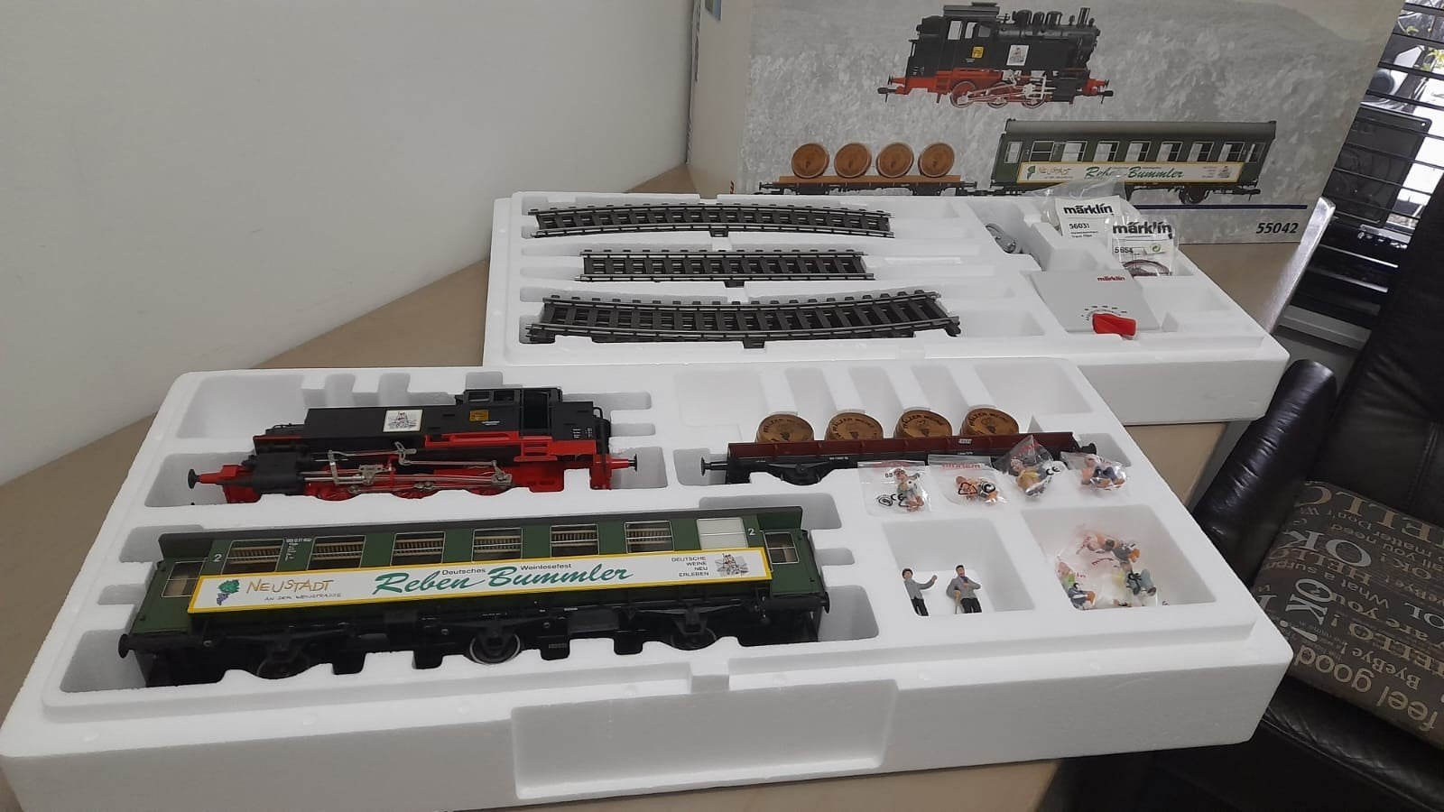 Marklin 55042 SPOOR l complete startset rails locomotief enz, Ophalen, Wisselstroom, Treinset, Nieuw