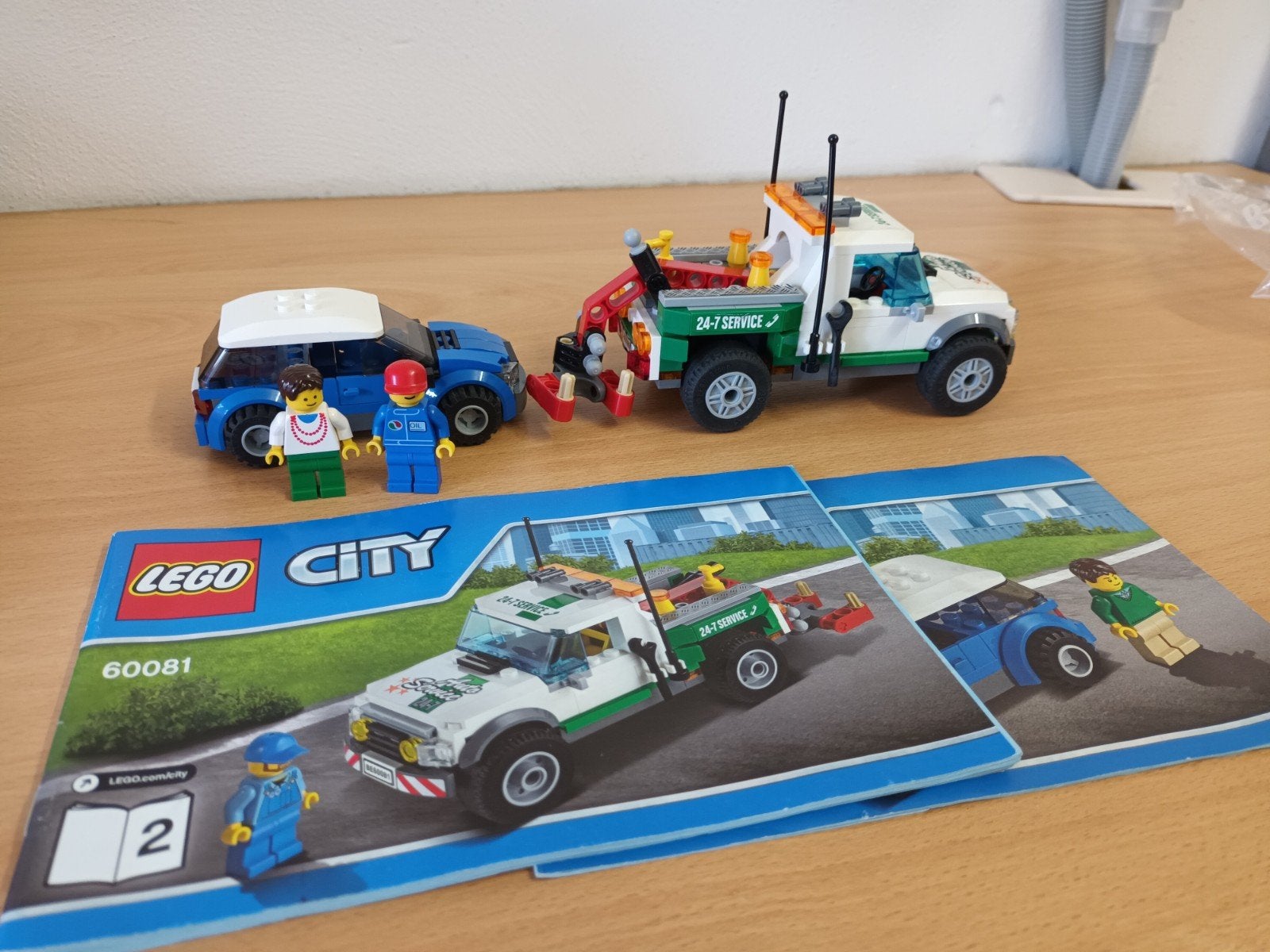 Lego city 60081 pick up sleepwagen, Kinderen en Baby's, Speelgoed | Duplo en Lego, Ophalen of Verzenden, Zo goed als nieuw