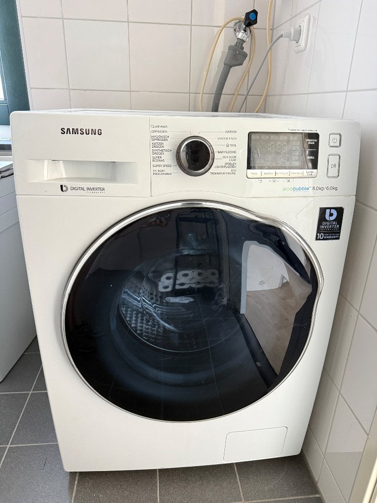 Samsung ecobubble 8 kg, Ophalen, Gebruikt, Voorlader, Energieklasse A of zuiniger