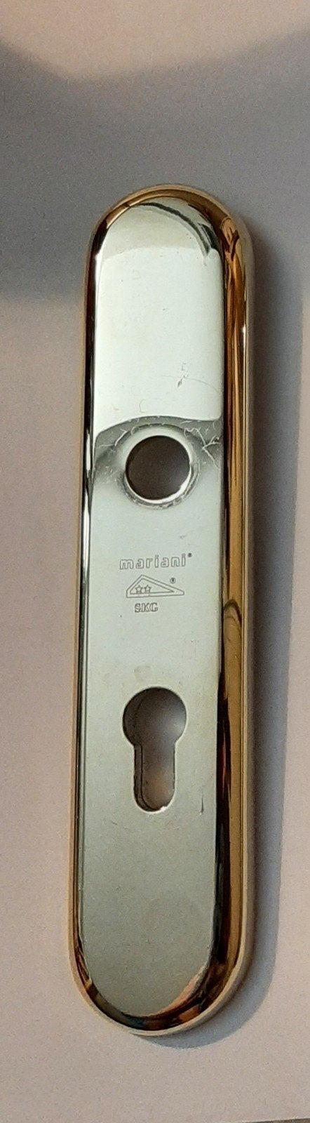 Mariani SKG Deurbeslag - Goudkleurig 2 stuks, Ophalen, Gebruikt, Koper of Messing, Klink of Kruk