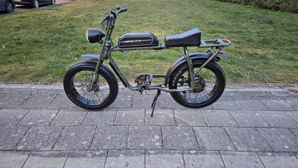 Super 73 s1 Armygroen (leesgoed Ruilen groter model Fatbike), 53 tot 57 cm, Ophalen of Verzenden, Gebruikt, Overige merken