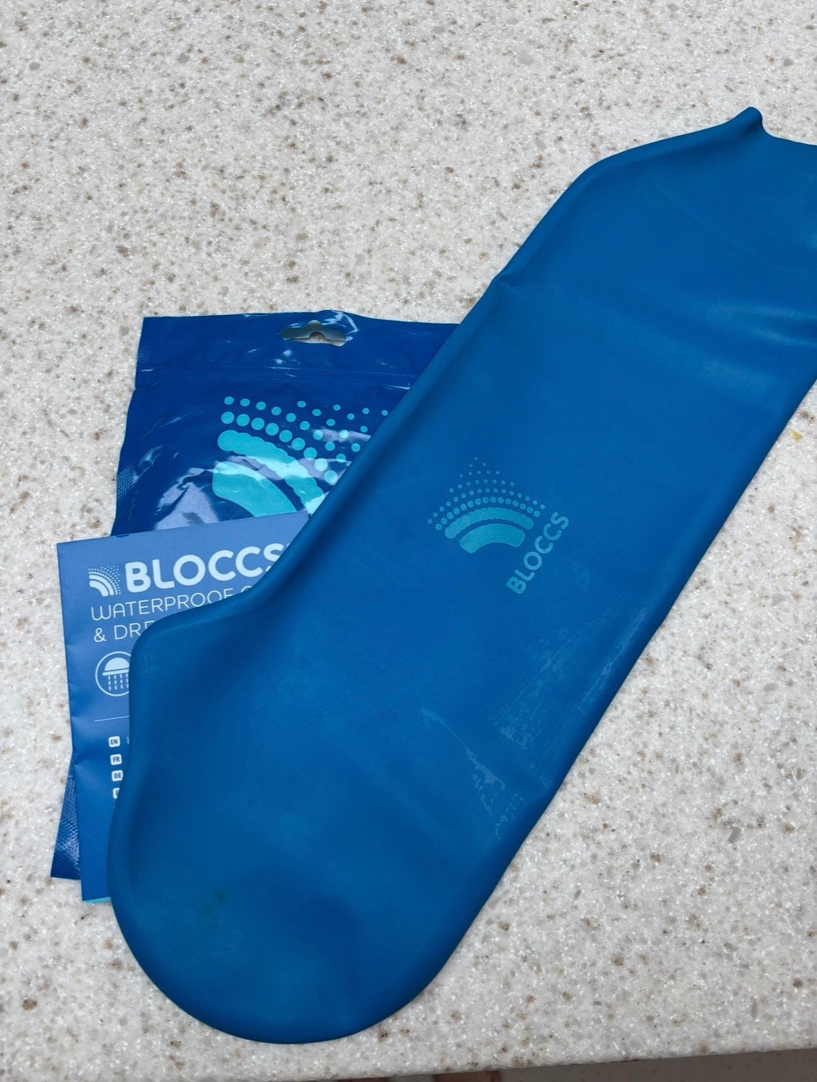 Bloccs waterdichte zwemhoes gips arm, Diversen, Verpleegmiddelen, Zo goed als nieuw, Ophalen of Verzenden