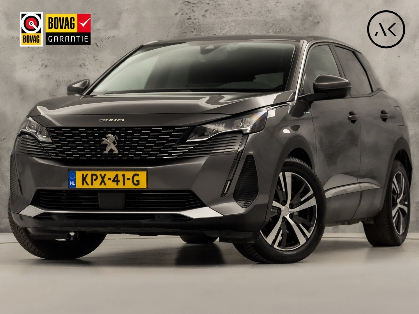 Peugeot 3008 1.6 HYbrid 225 Allure Sport 225Pk Automaat (APP, Auto's, 12 maanden, 4 cilinders, Leder en Stof, Plug-in hybride