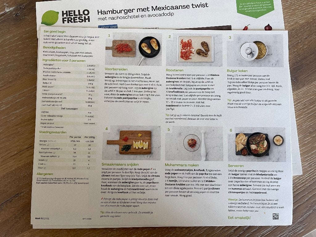 200x Hellofresh recepten, Hoofdgerechten, Vegetarisch, Ophalen of Verzenden, Zo goed als nieuw