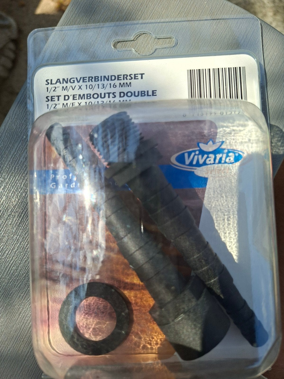 Vivaria Slangverbinderset 1/2" M/V x 10/13/16 mm, Ophalen of Verzenden, Nieuw, Overige typen