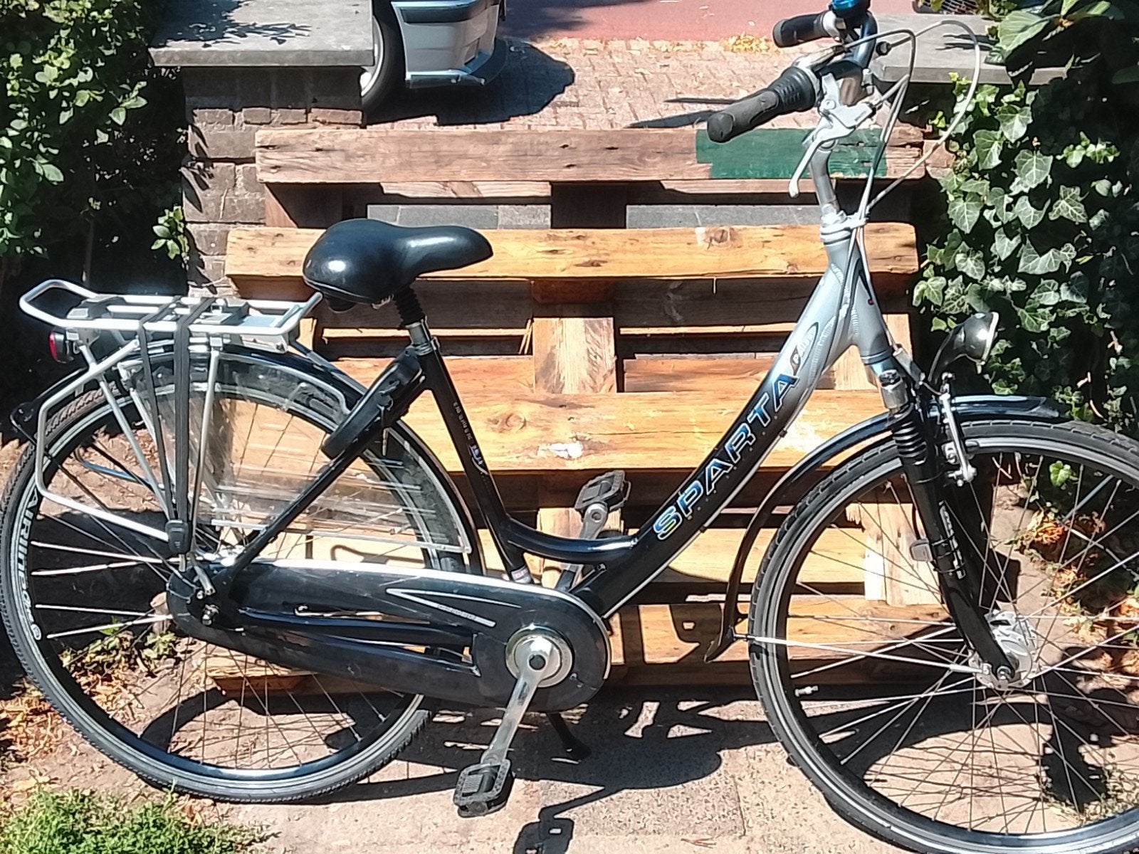 SPARTA PALLAS DAMESFIETS 28INCH 7VERSNELLINGEN FRAME 46CM, Ophalen, Sparta, Gebruikt, Versnellingen