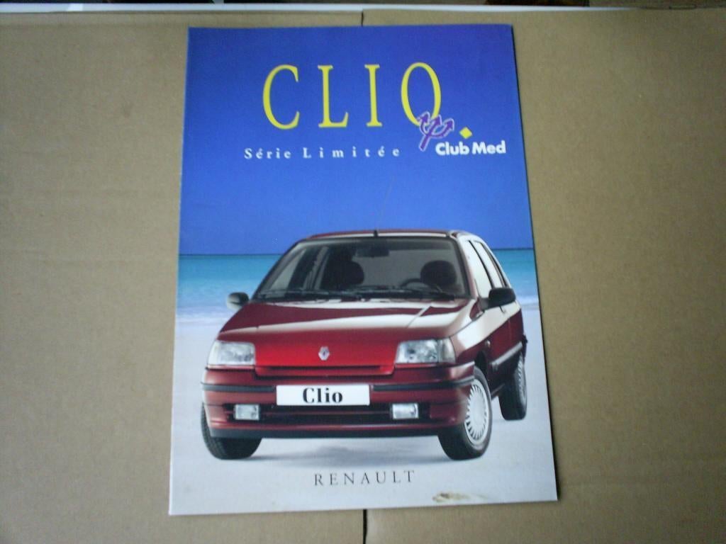 Renault Clio Club Med 1995 4 pag., Verzenden, Zo goed als nieuw, Renault