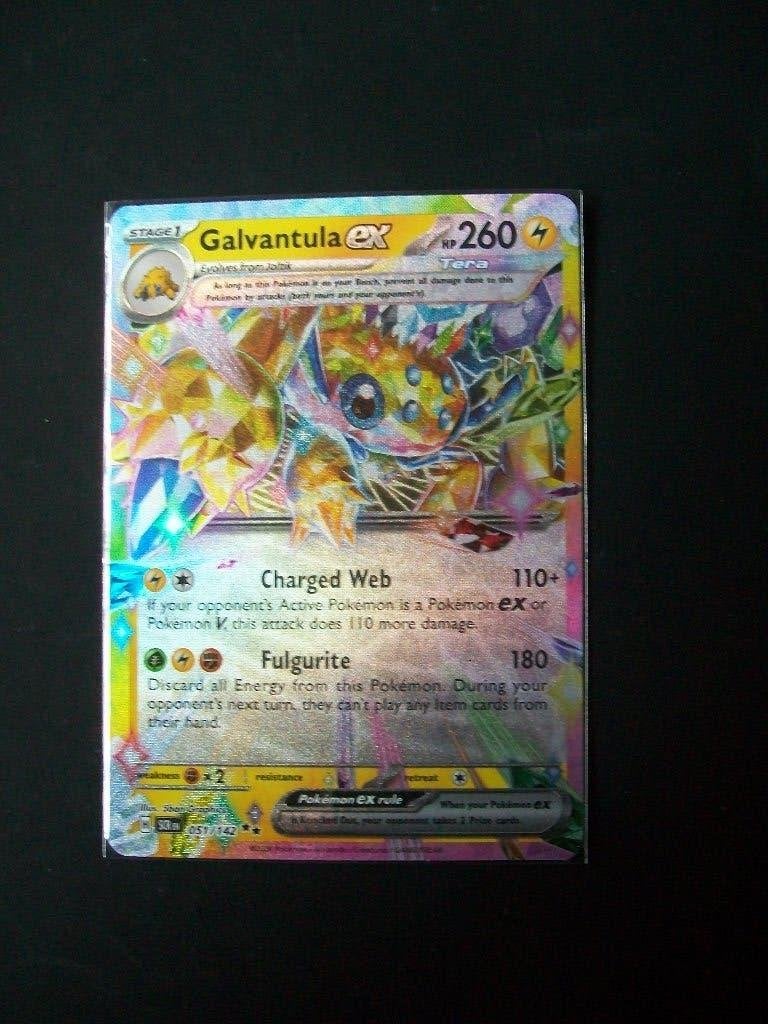 6547. Nieuwe Pokemon Kaart GALVANTULA EX HP 260 (051/142), Verzenden, Nieuw, Losse kaart, Foil