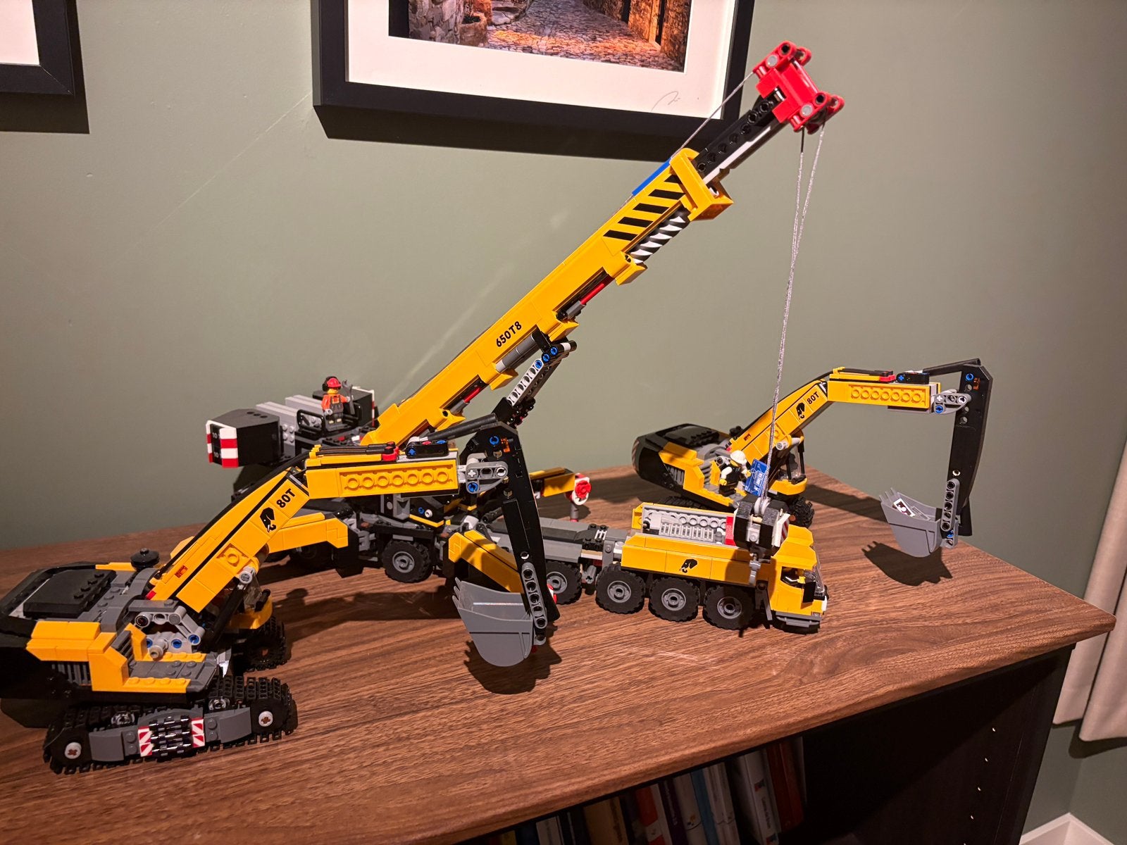 Lego hijskraan en graafmachines 60409 en 60420, Lego, Compleet, Ophalen of Verzenden, Zo goed als nieuw