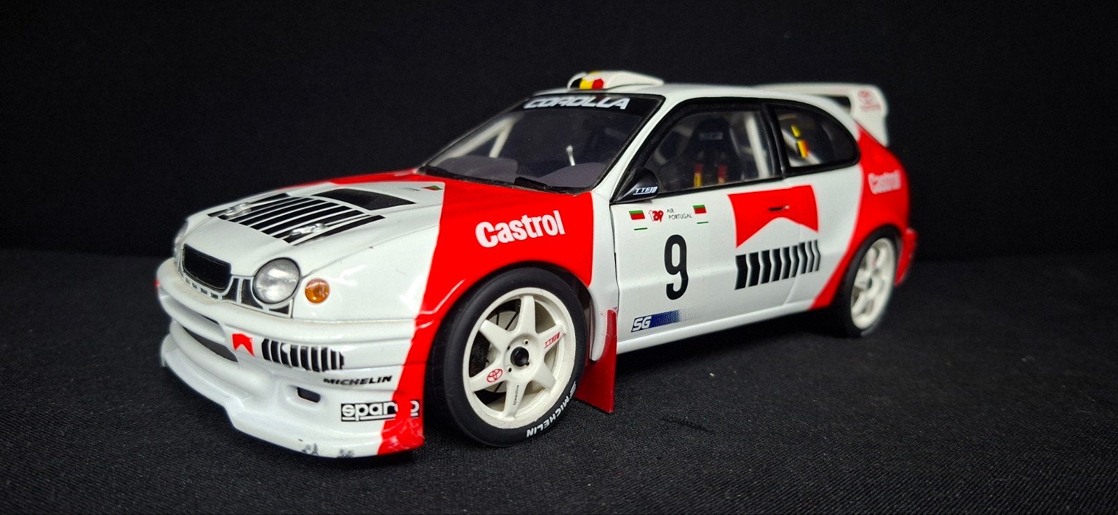 Toyota Corolla WRC Rally Auto Model - Schaal 1:18, Ophalen of Verzenden, Zo goed als nieuw, Auto, Overige merken