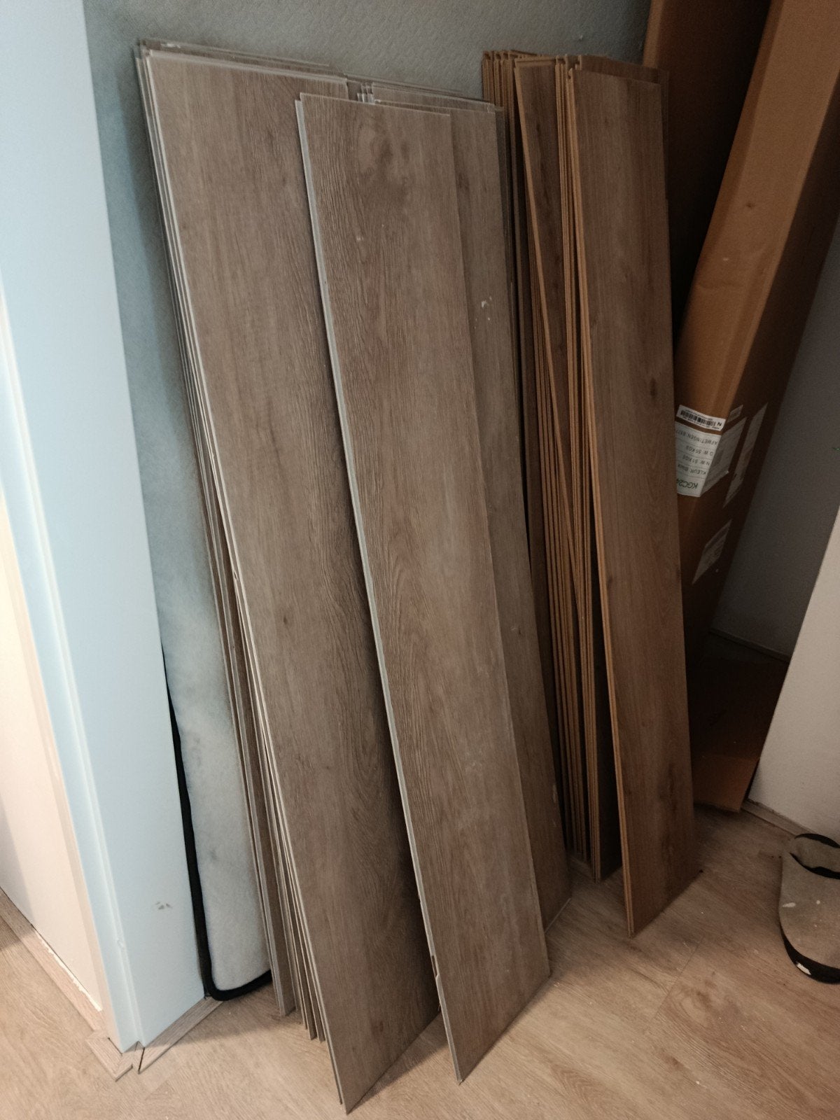 Laminaat and PVC Floor. Already removed., Nieuw, Ophalen of Verzenden, Minder dan 5 m², 10 tot 30 cm