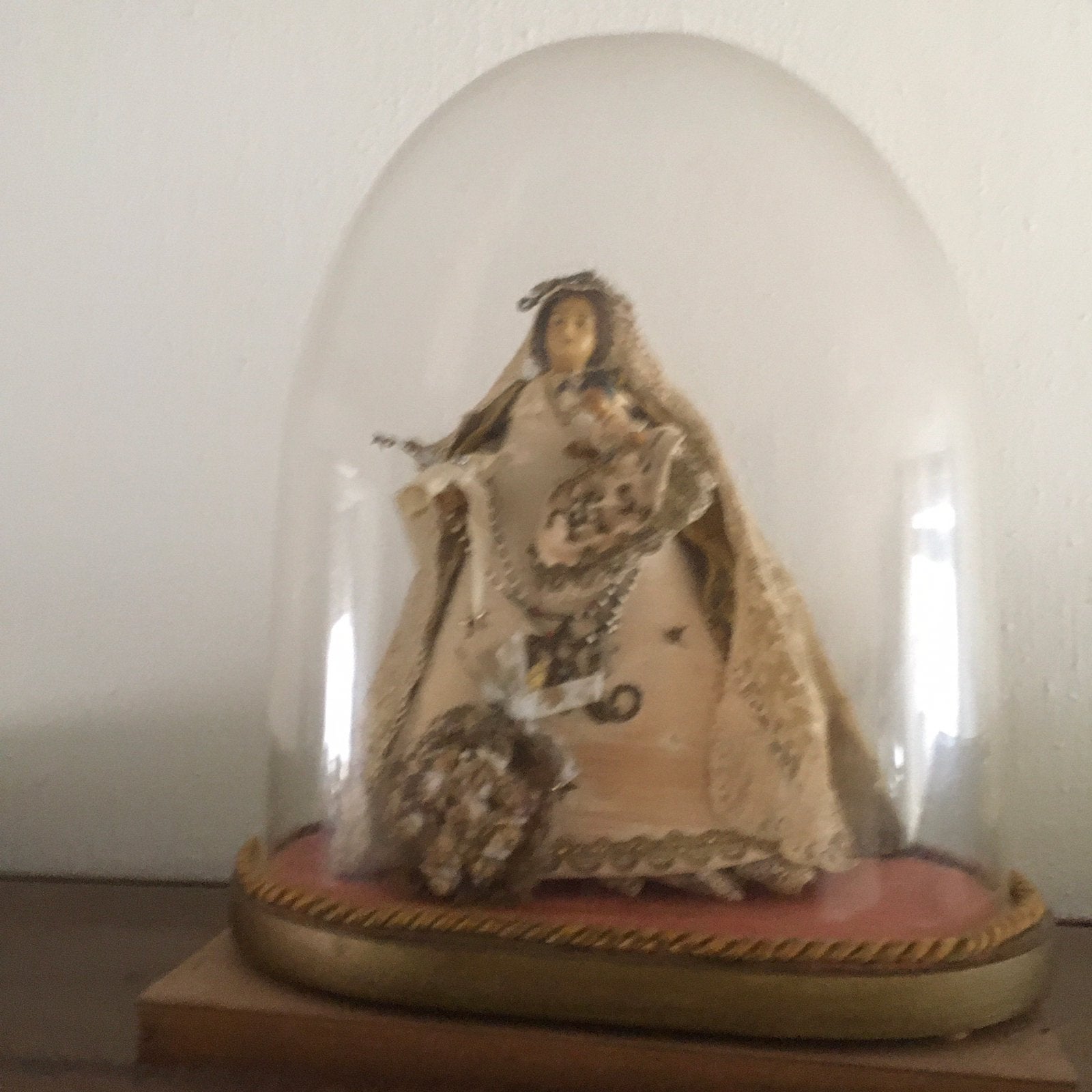Vintage Madonna beeld in stolp, Ophalen, Gebruikt