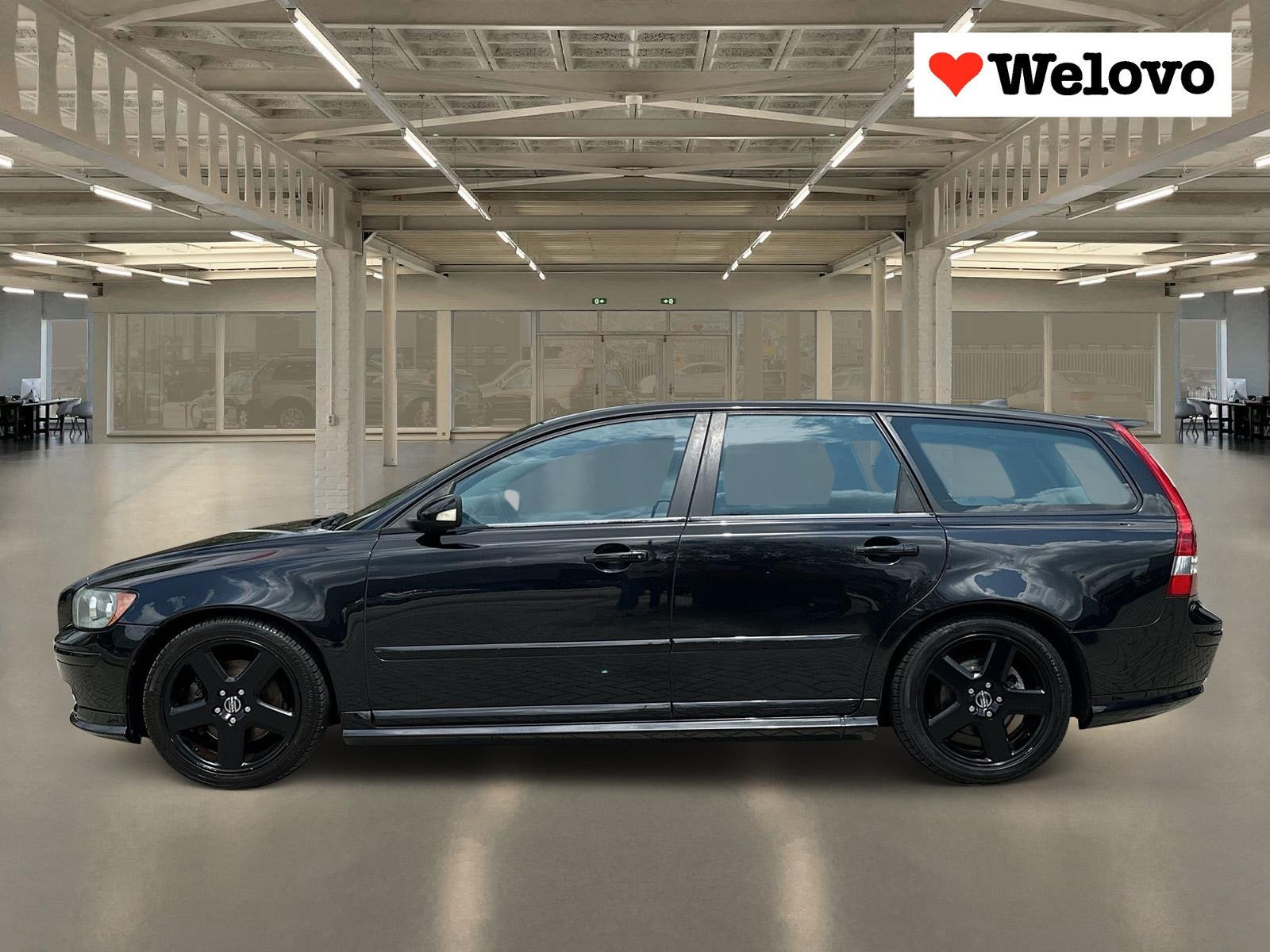 Volvo V50 2.4i Kinetic Incl. BTW, Rijklaar+garantie Dealer a, Auto's, Volvo, Stof, Gebruikt, Zwart, 11 km/l