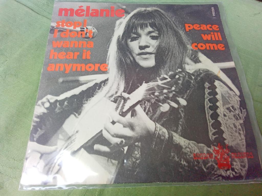 Melanie       Stop. I don't wanna hear it anymore, Verzenden, Gebruikt, 7 inch, Single